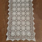 Bieżnik szydełkowy 55x115 w kolorze beżowym