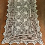 Bieżnik szydełkowy 80x140 w kolorze beżowym „Klara"